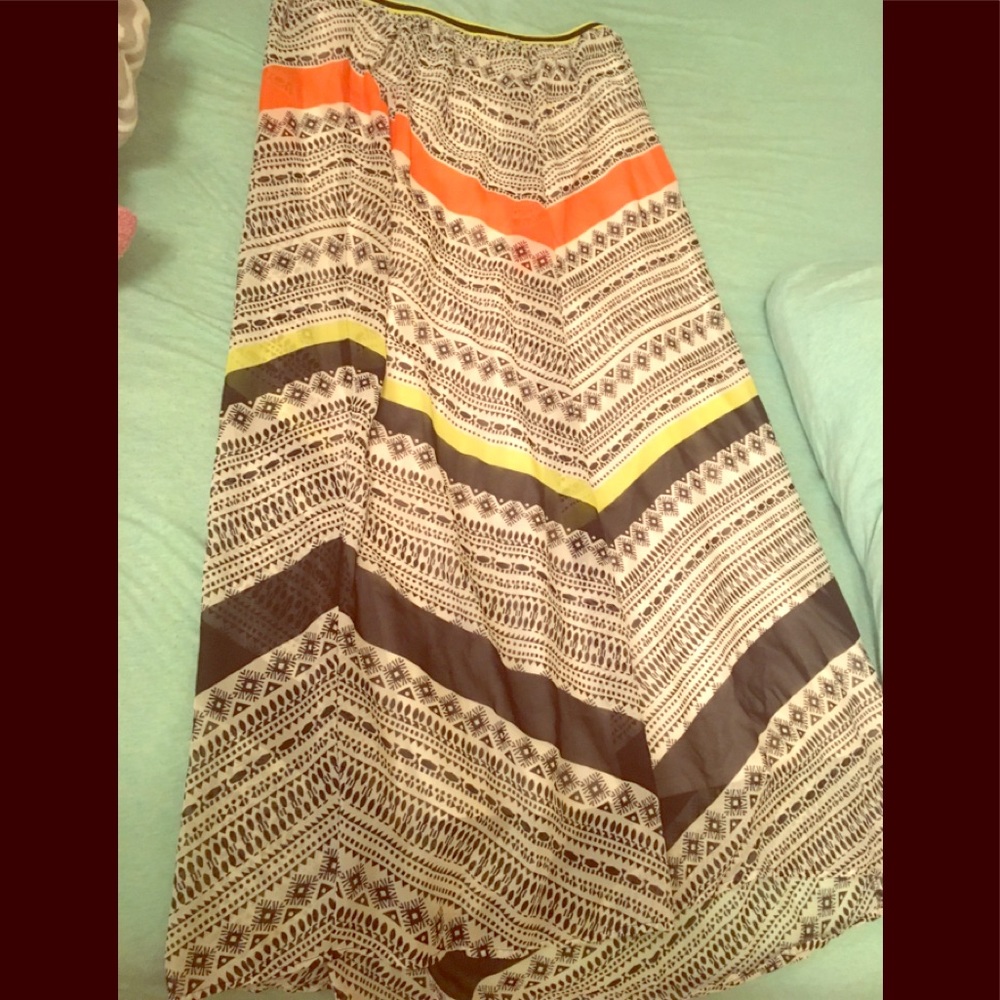 Tribal Print Old Navy Maxi Skirt